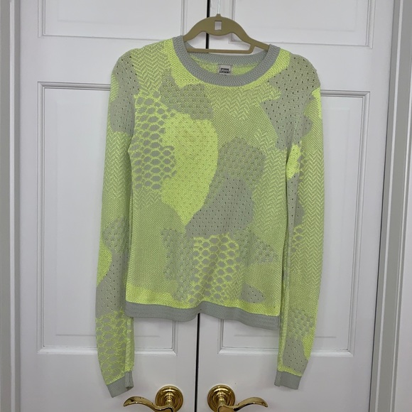 Opening Ceremony Neon Yellow Knit Sweater - Picture 11 of 14